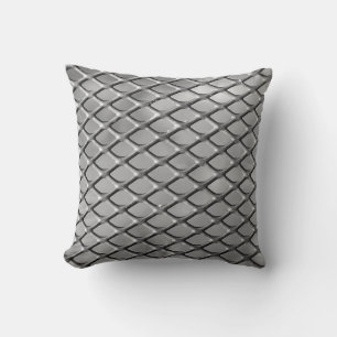 Abstract background grey throw pillow