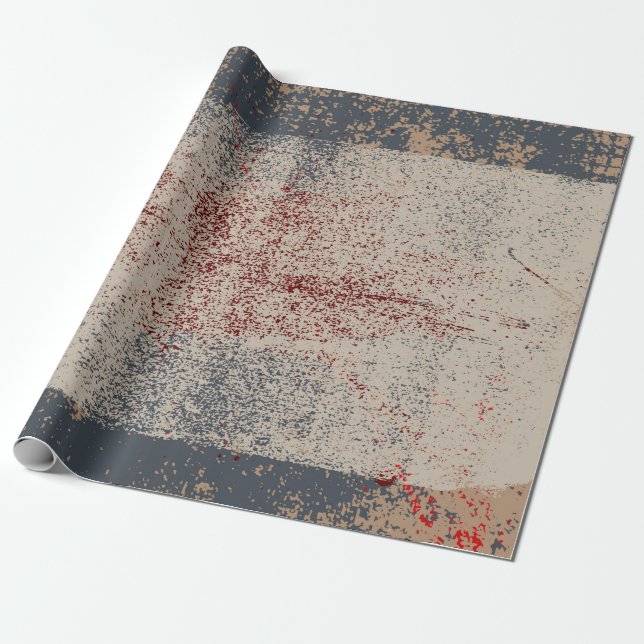 Abstract Background Grunge Vintage Texture Graphic Wrapping Paper (Unrolled)