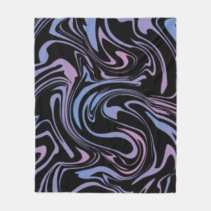 Abstract background. Liquid marble. Background flu Fleece Blanket