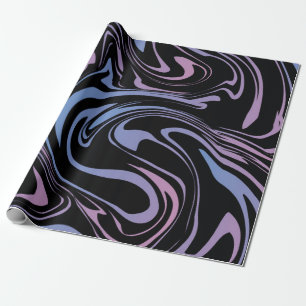Abstract background. Liquid marble. Background flu Wrapping Paper