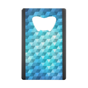 Abstract background made of mosaic pattern credit card bottle opener