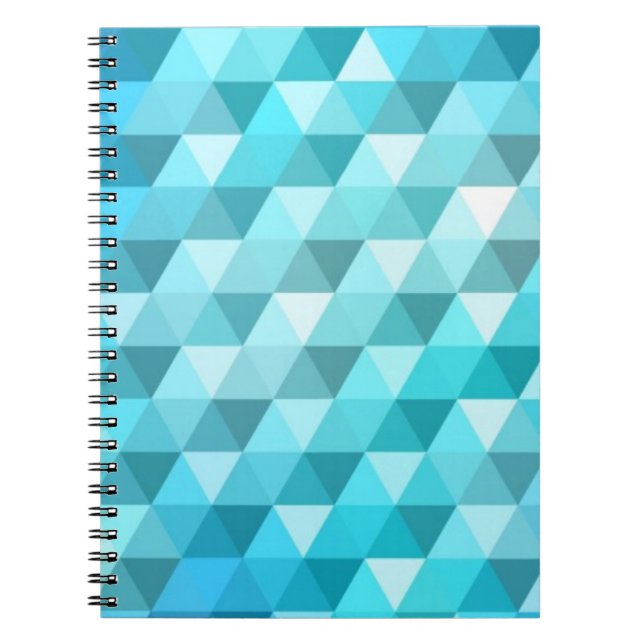 Abstract background made of mosaic pattern notebook (Front)