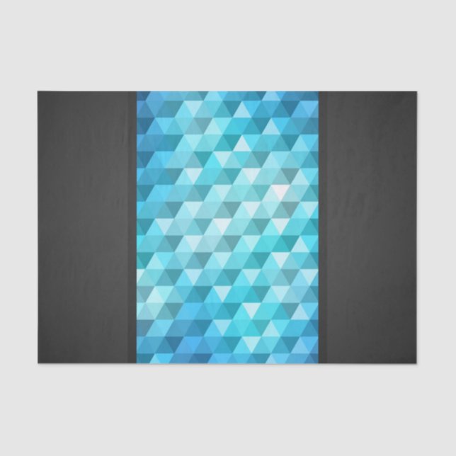 Abstract background made of mosaic pattern tissue paper (Front)