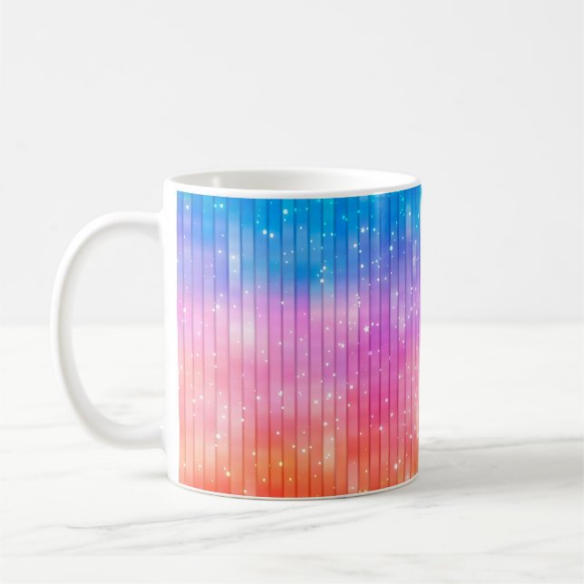 Abstract background. multicolored shiny background coffee mug (Left)