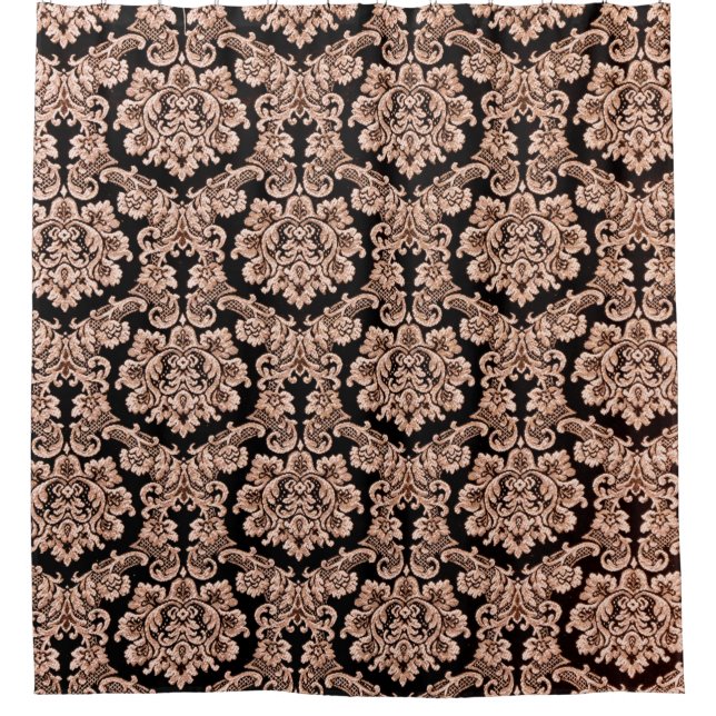 Abstract background of a heavy purple brocade fabr (Front)