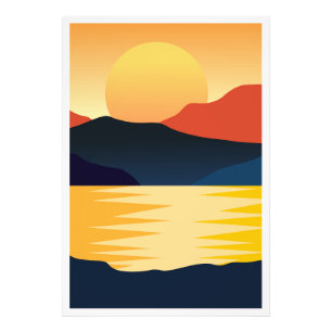 Abstract background painting photo print