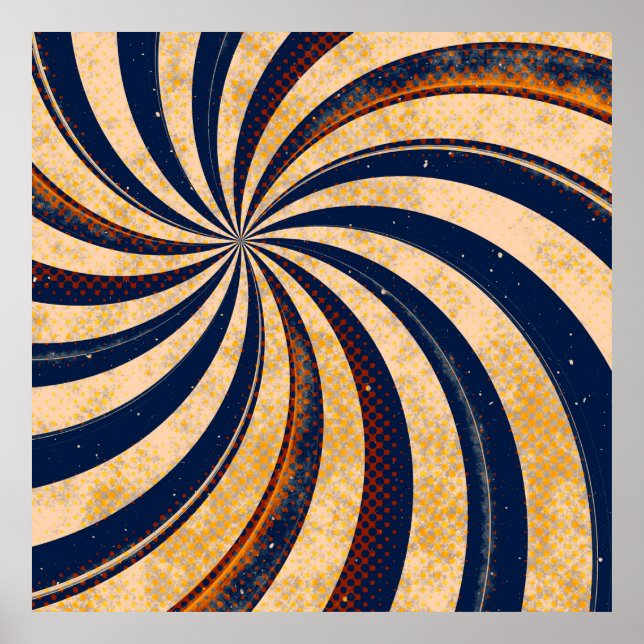 Abstract background pattern poster (Front)