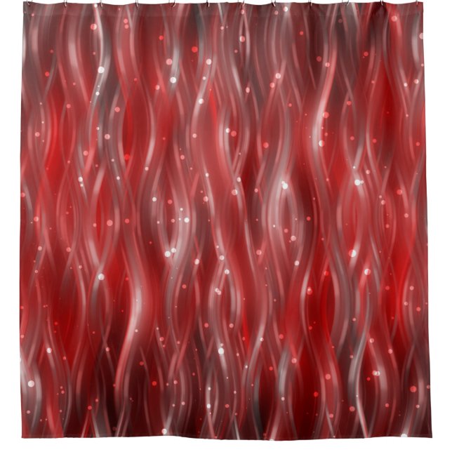abstract background. red background with waves and (Front)