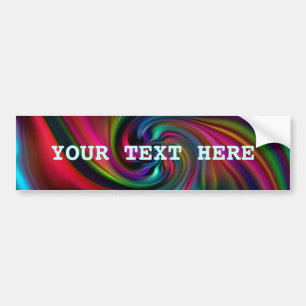 Abstract Background Spirals Soft I Bumper Sticker