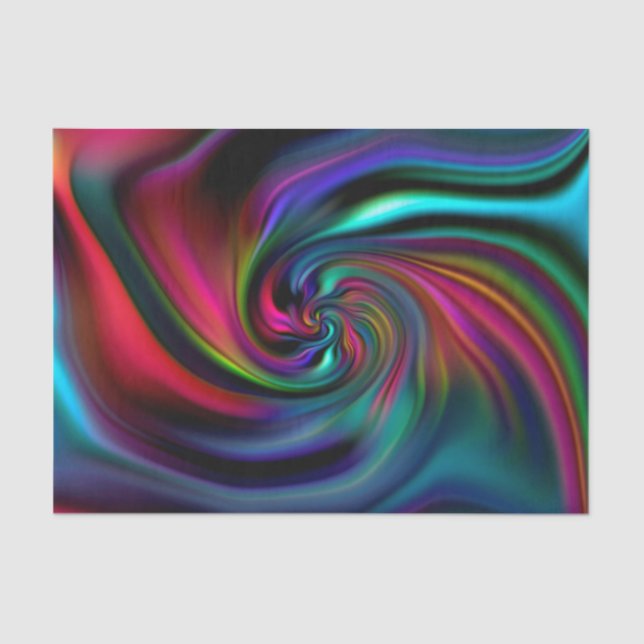 Abstract Background Spirals soft I Tissue Paper (Front)