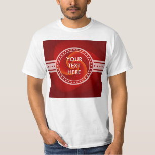 Abstract Background Spirals soft III + your text T-Shirt