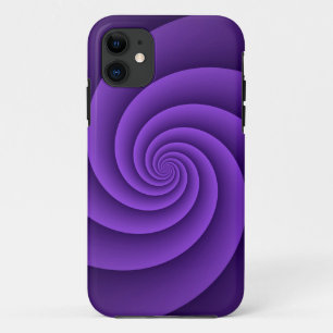 Abstract Background Spirals soft IV iPhone 11 Case