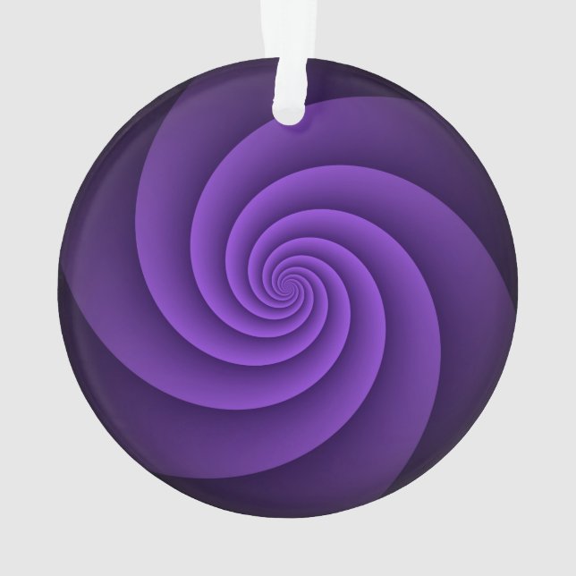 Abstract Background Spirals soft IV Ornament (Back)
