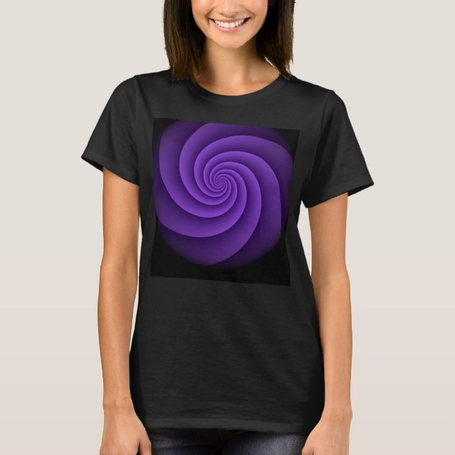 Abstract Background Spirals soft IV T-Shirt (Front)