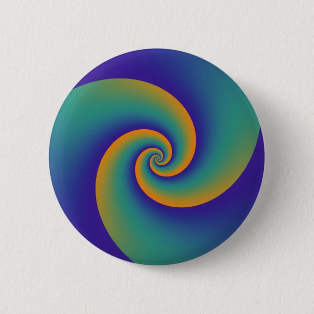 Abstract Background Spirals soft V 2 Inch Round Button (Front)