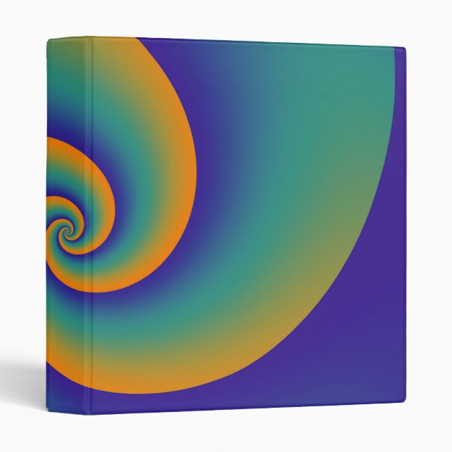 Abstract Background Spirals soft V Binder (Front/Spine)