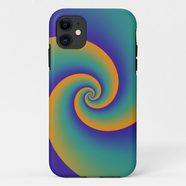 Abstract Background Spirals soft V Case-Mate iPhone Case (Back)