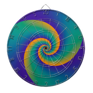 Abstract Background Spirals soft V Dartboard