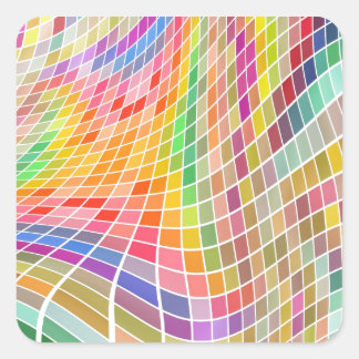 Abstract Background Square Sticker