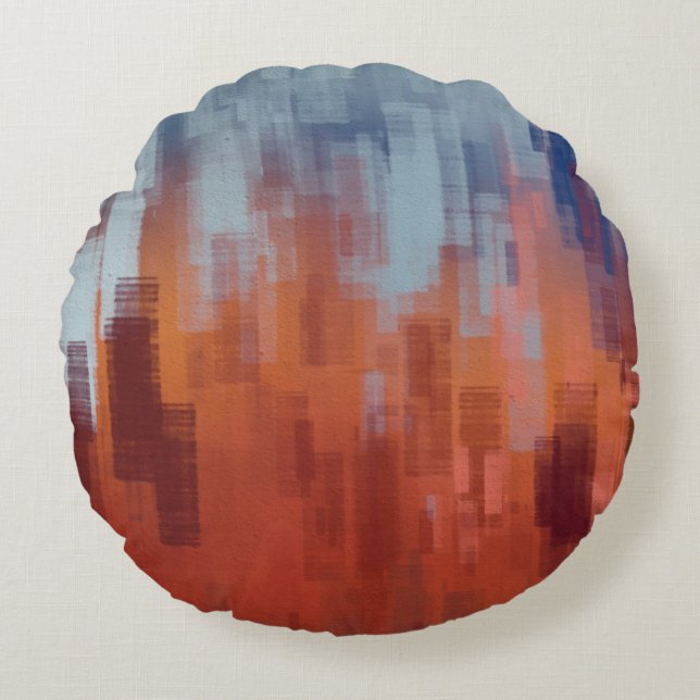 Abstract background texture. 2d illustration. Expr Round Pillow (Front)
