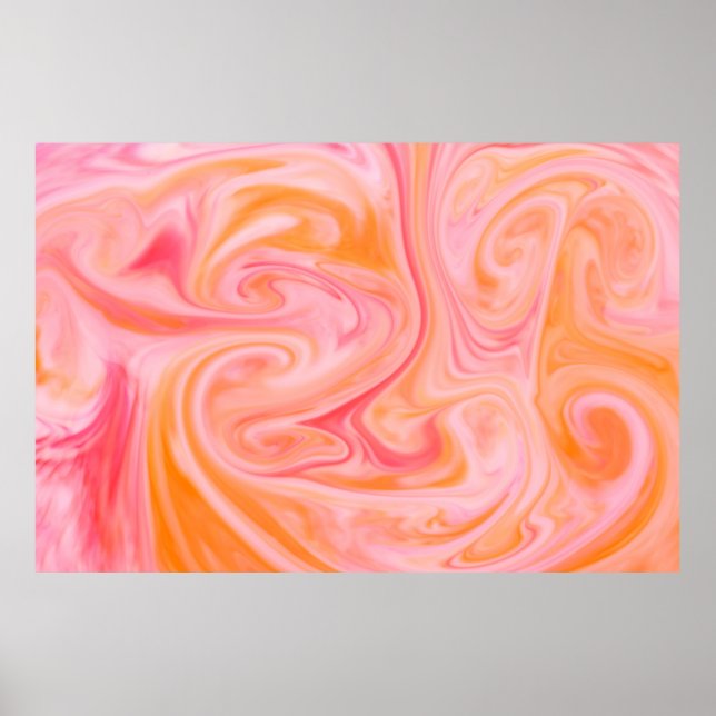 Abstract background texture of swirling or flowing poster (Front)