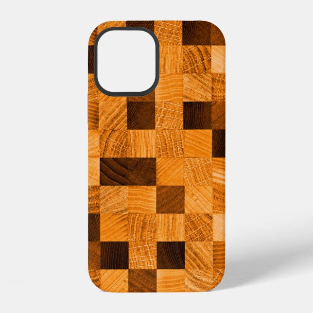 Abstract background texture of wood from the end s iPhone case (Back)