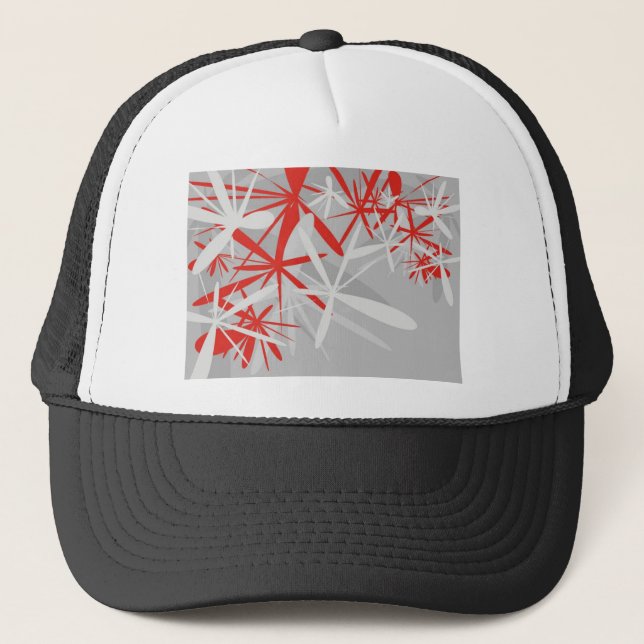 Abstract Background Trucker Hat (Front)