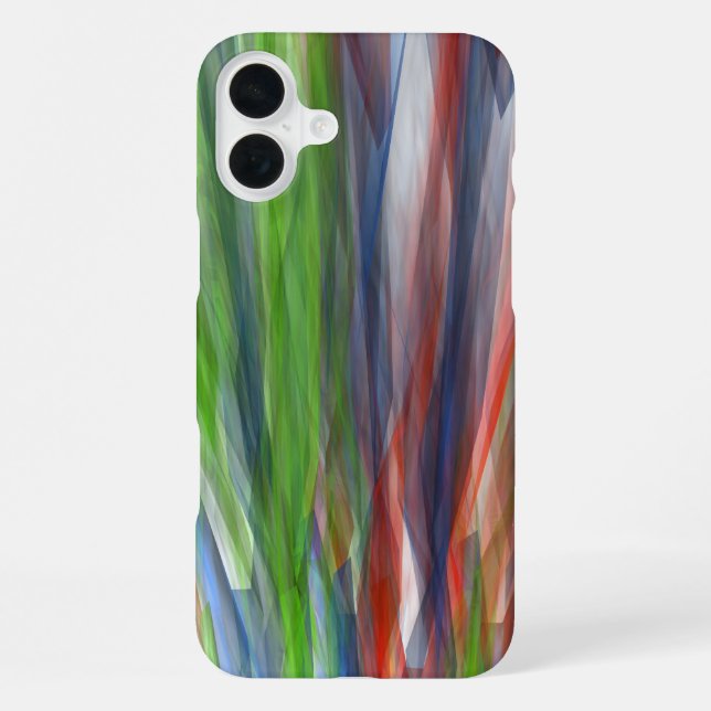 Abstract background with colourful crystals iPhone case (Back)