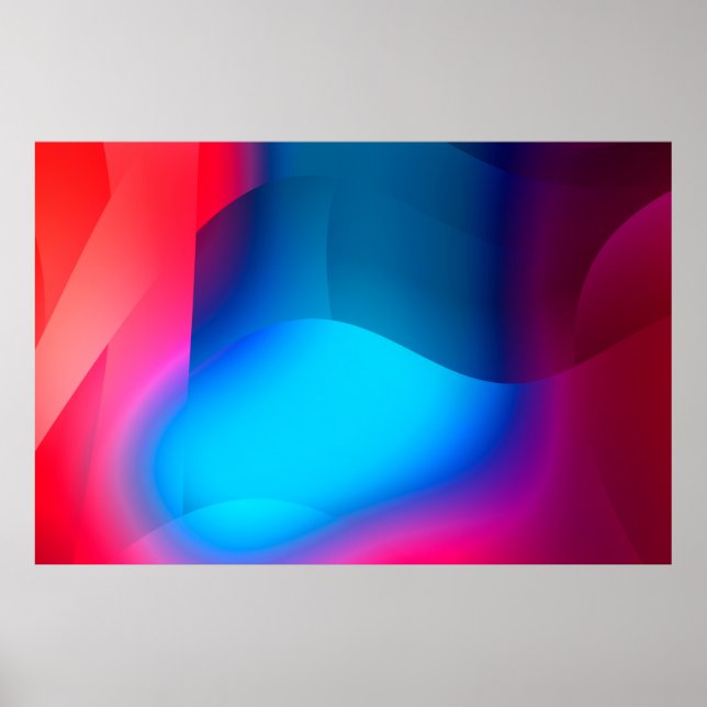 Abstract background with colourful gradient. Vibra Poster (Front)
