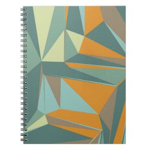 Abstract background with colourful trianglesabstra notebook