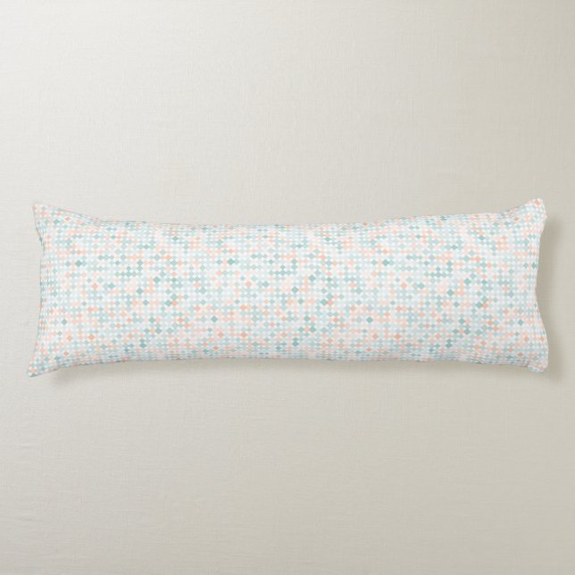 Abstract background with mixed small spots body pillow (Front)