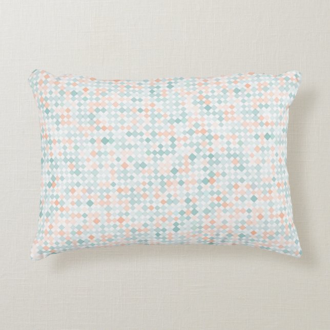 Abstract background with mixed small spots decorative pillow (Front)