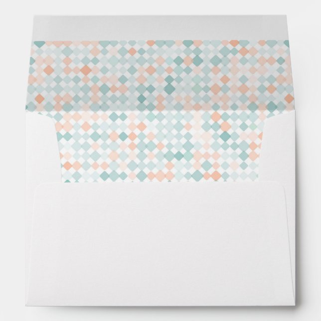 Abstract background with mixed small spots envelopes (Back (Bottom))