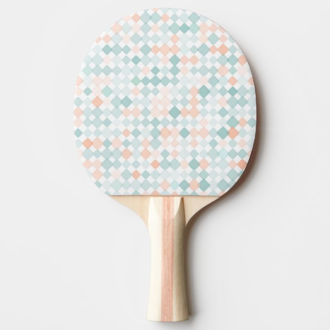Abstract background with mixed small spots ping pong paddle (Front)