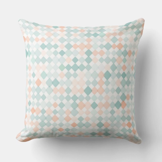 Abstract background with mixed small spots throw pillow (Front)