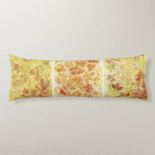 Abstract backgrounds, watercolor, leaves body pillow