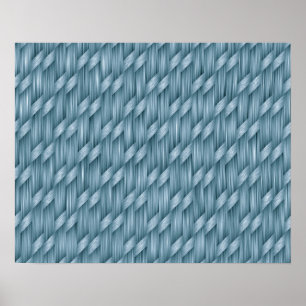 Abstract Basket Weave Pattern   Poster