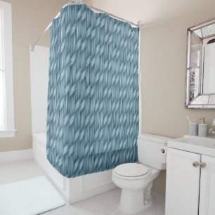 Abstract Basket Weave Pattern   Shower Curtain