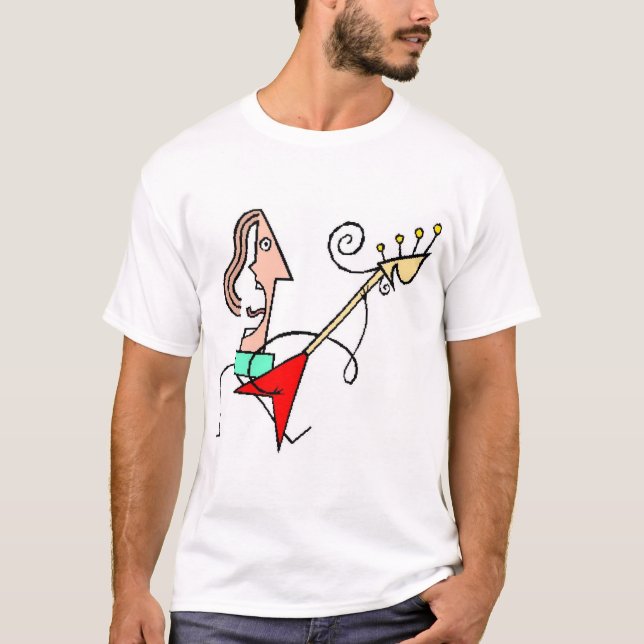 Abstract Bass T-Shirt (Front)