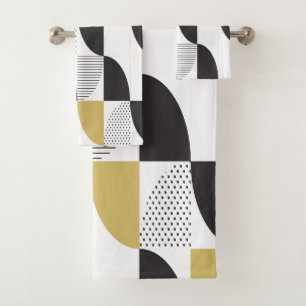 Abstract Bath Towel Set