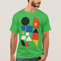 Abstract Bauhaus geometric design 4 Oversized