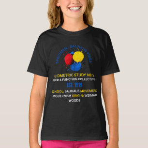 Abstract Bauhaus Geometric Study No. 5 - Modernist T-Shirt