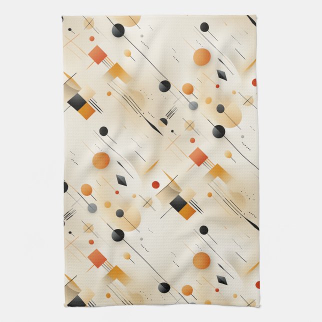 Abstract Bauhaus Kitchen Towel (Vertical)