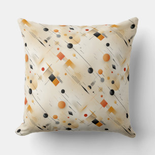Abstract Bauhaus Throw Pillow