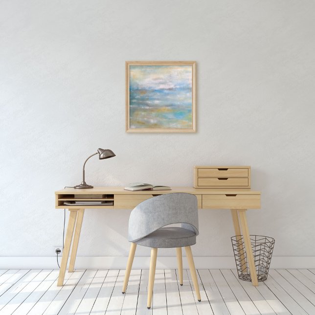 Abstract Beach Coastal Painting Art Print (Creator Uploaded)