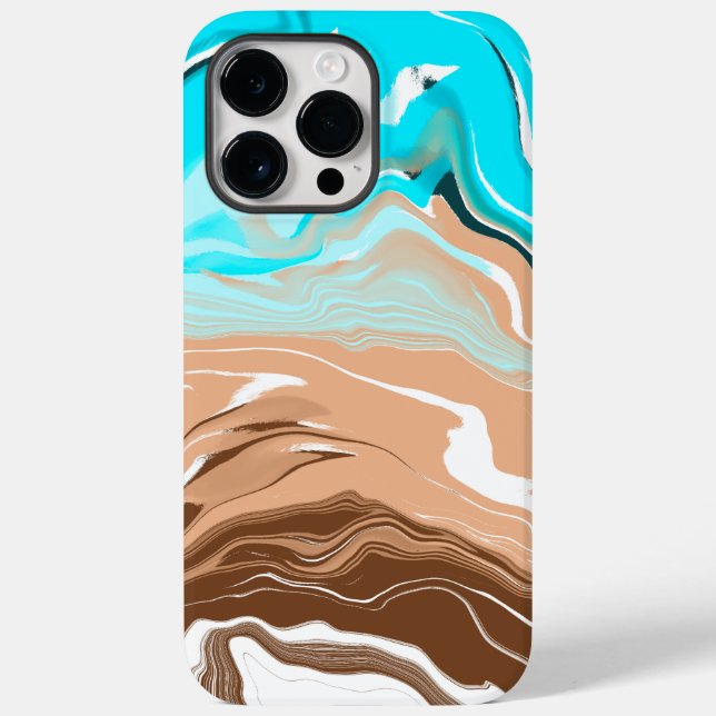 Abstract Beach Fluid Art    Case-Mate iPhone Case (Back)