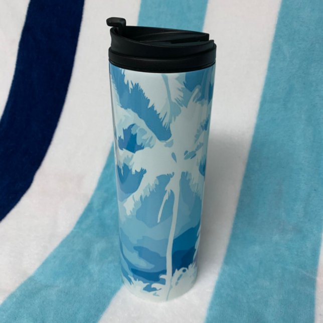 Abstract Beach Inspired THERMAL TUMBLER (Creator Uploaded)