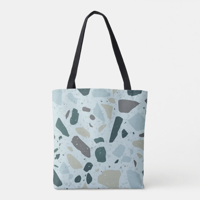 Abstract Beach Tote Bag (Back)