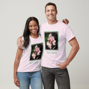 Abstract Bearded Iris Flower Personalized T-Shirt