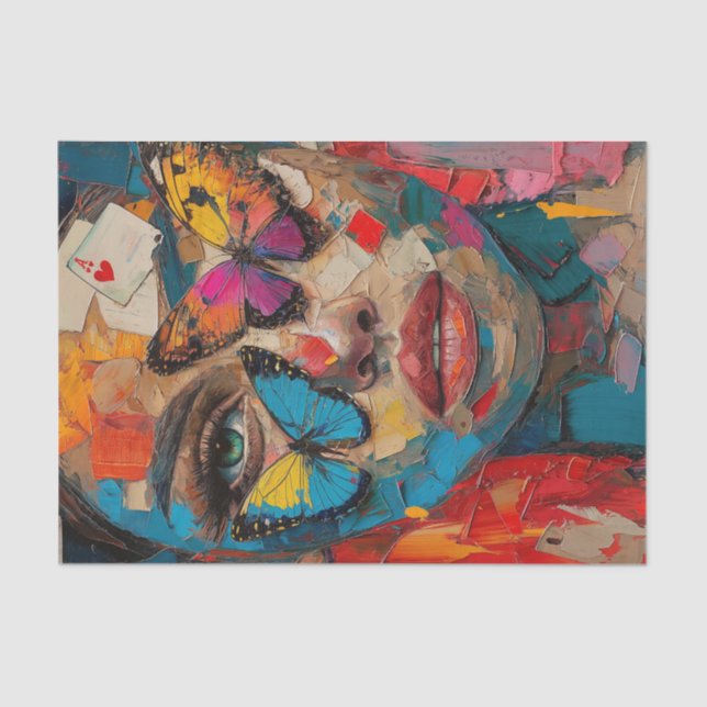 Abstract Beauties2 Tissue Paper (Front)